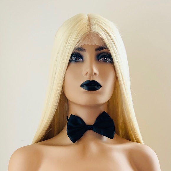 Very Pretty Long Blonde Premium Fiber Lace Front Wig Daily Wear or Events - Picture 4 of 15